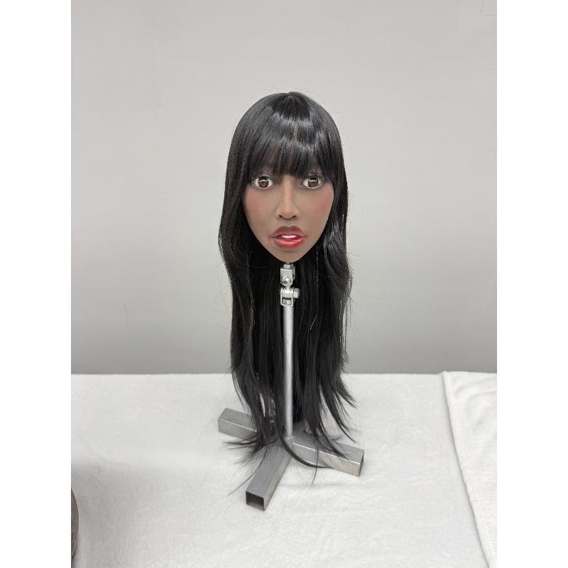 Adult European Style Sex Doll Head TPE Material with Wig Customizable Sex Toy Masturbation Toy M16 Bolt