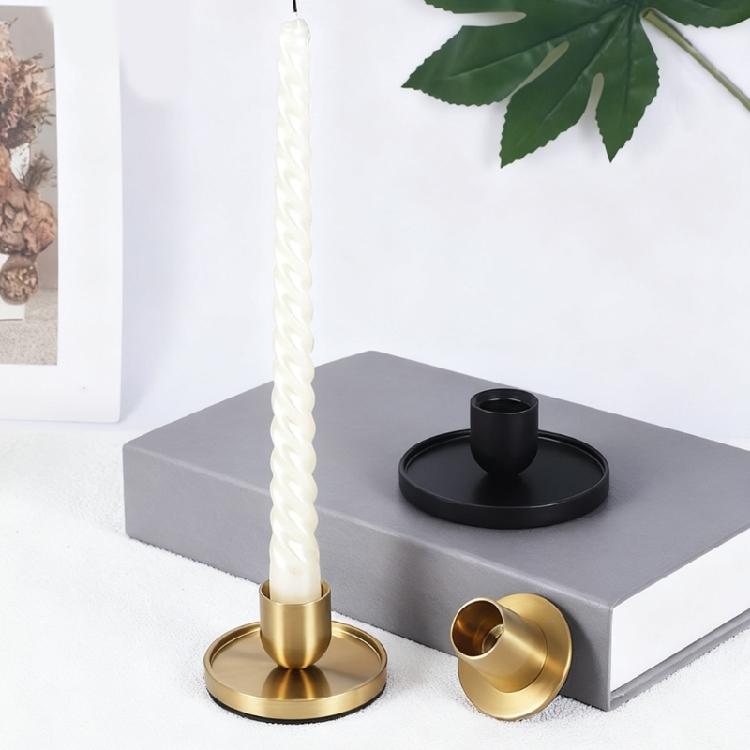 3Piece Metal Candle Holders Set Design Wedding Party Gift Home Accessories