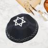 Embroidered Kippa Hat for Men Breathable Israel Yarmulke Hat for Synagogue Event