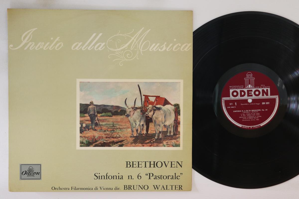 

LP Record BRUNO WALTER WIENER PHILHARMONIKER Beethoven Sinfonia N.6 pastorale QIM6301 ODEON 1962 Italy Classical Used