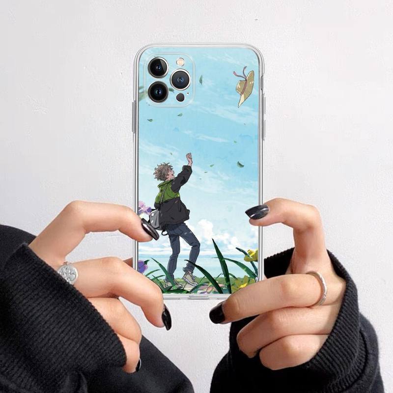 Anime Movie Umibe No Etranger Phone Case For iPhone 14 13 12 11 Pro Max XS X XR SE 2020 6 7 8 Plus Mini Transparent Shell