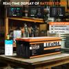 Cloudenergy GFA48-105A 48V 105Ah LiFePO4 Battery, Built-in 250A BMS, with 20A Charger, 6000+ Cycles Lithium Golf Cart Battery