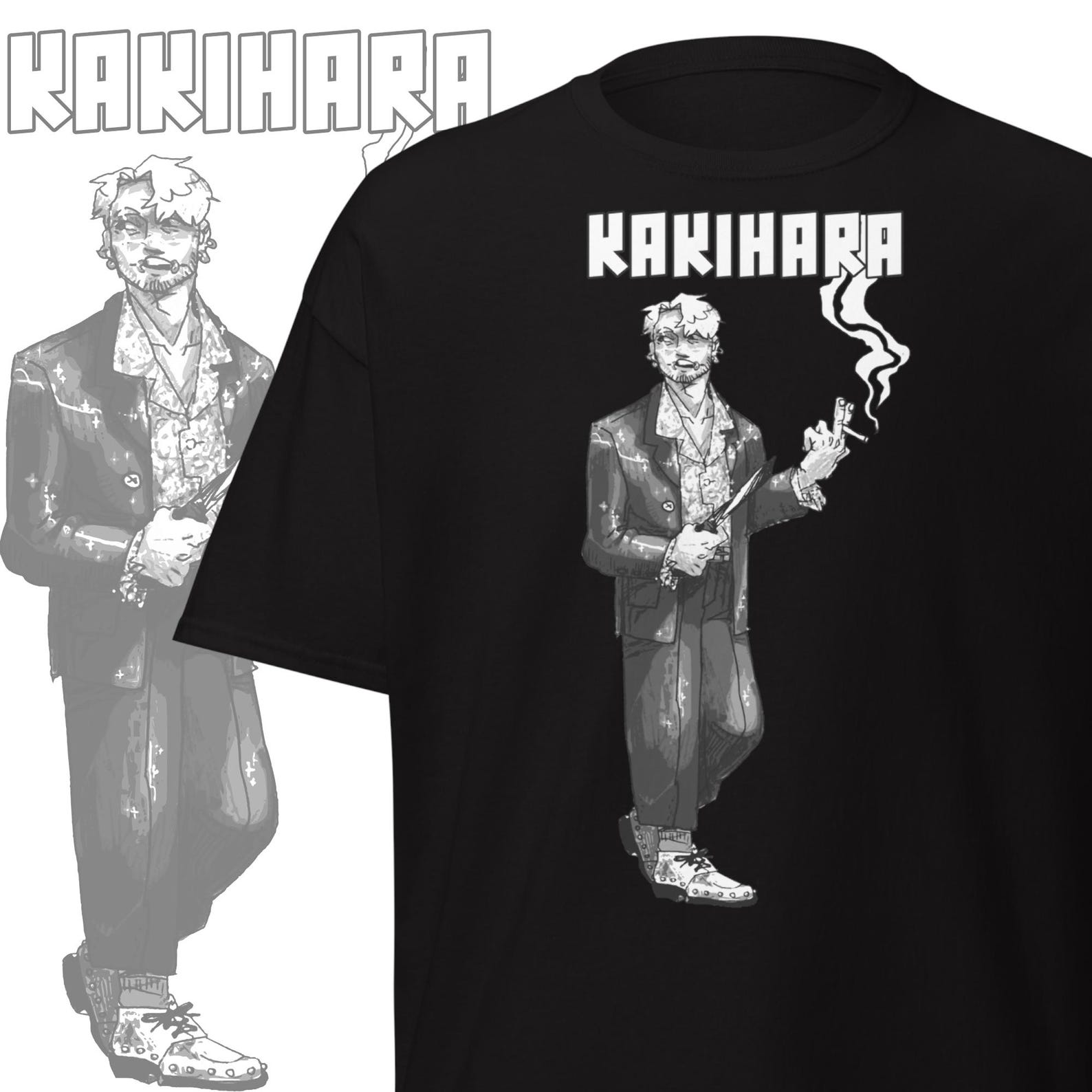 Ichi the Killer Kakihara T-Shirt Horror Movie Merch Cult Classic Movies Clothing M
