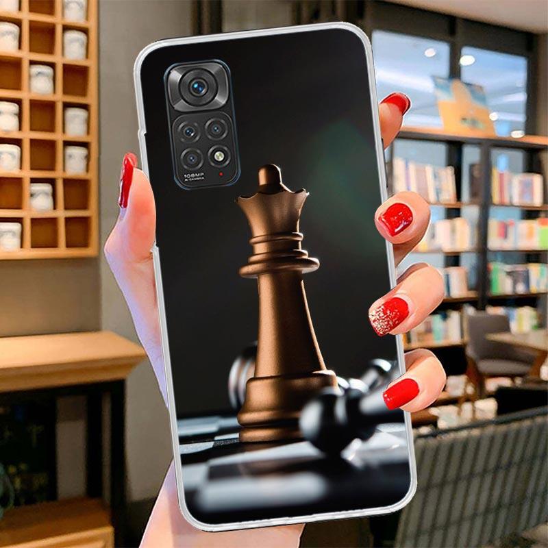 Competitive Chess Game Cover Phone Case For Xiaomi Redmi Note 15 14 13 12 11 10 Pro Plus 14S 12S 11S 11T 11E 10S Soft Fundas She