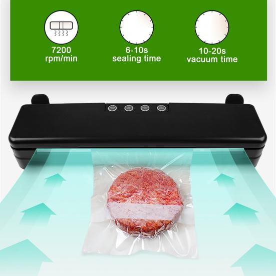 Vacuum Sealer Compact Automatic Dry Moist Modes Sealing Packing Machine Food Preservation