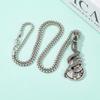 Vintage Gothic Guitar Snake Pendant Necklace Men’s Personalized Fashion Jewelry