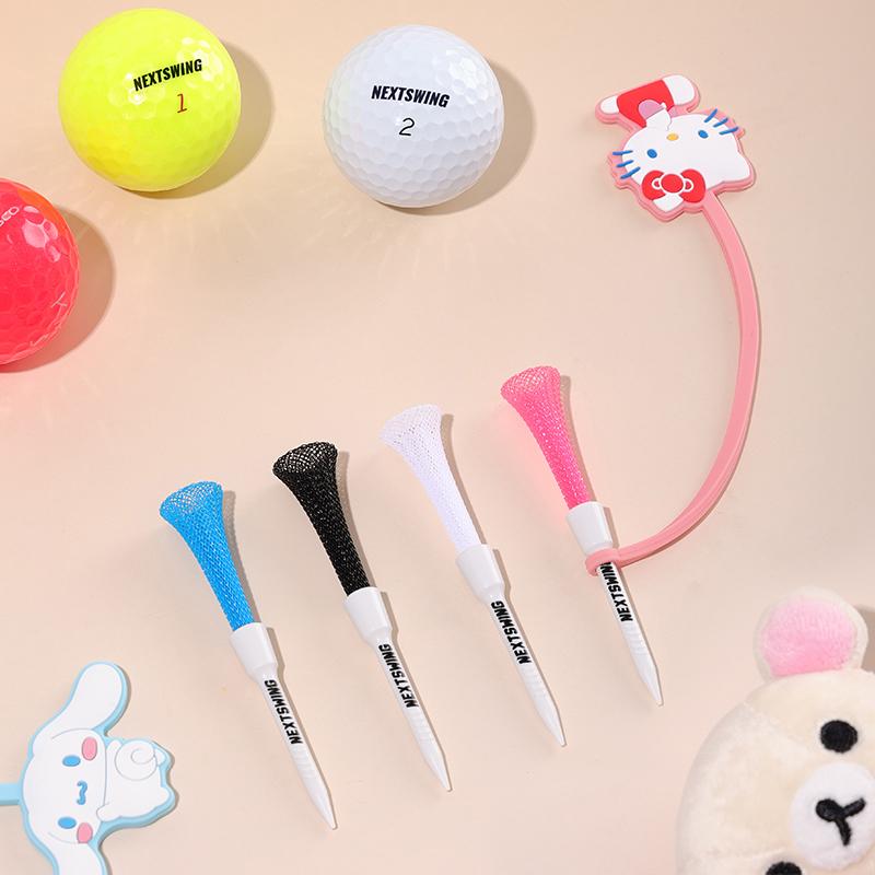 NextSwing Golfball-Tee Niedriger Widerstand Elastisches Netz-Ballhalterung Zyklon Limitierte Auflage Abschuss-Golf-Tee Robust Und Langlebig Kunststoff