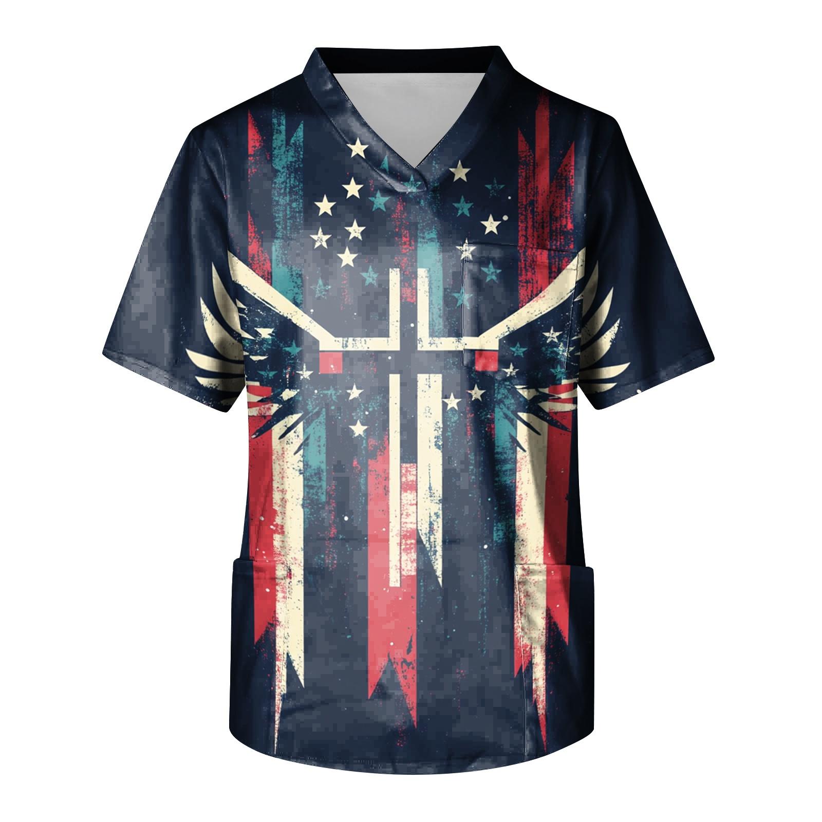 

Men s V Neck Medical Scrub Top with Pocket Comfortable Fit Work Shirt for Healthcare Professionals Daily Use XXXXXL