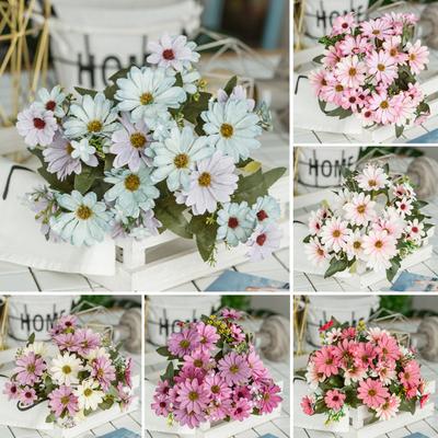 Talos 1Pc Handmade Artificial Flower Fake Daisy Home Garden Wedding Party Table Decor