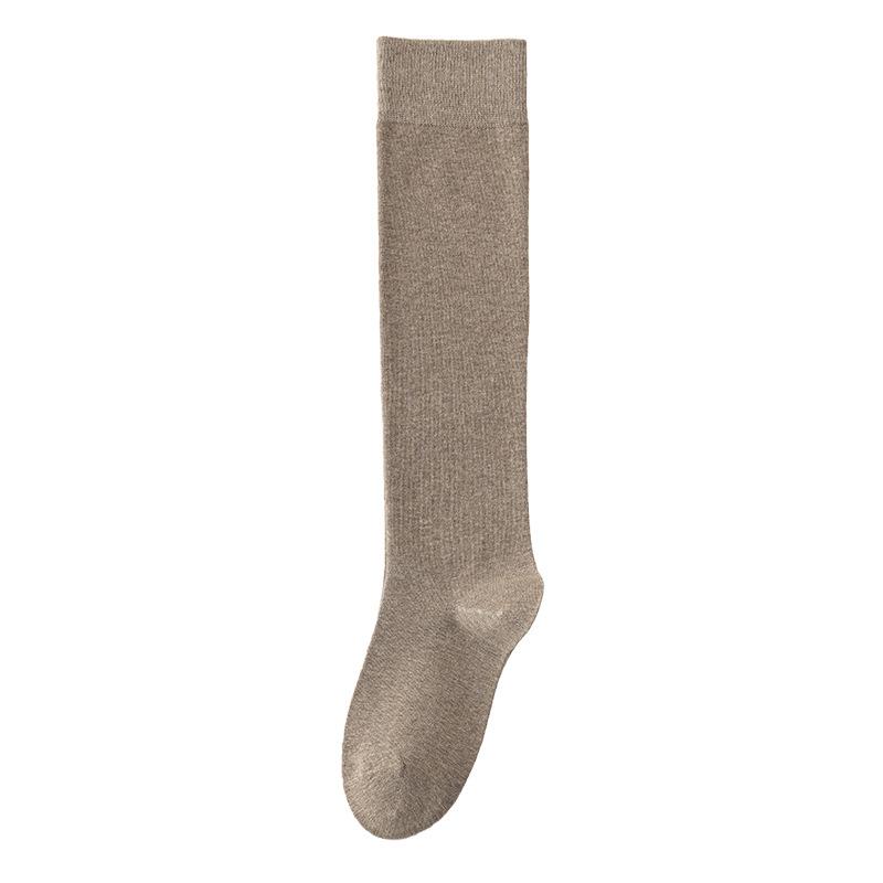 Knee High Socks for Women Soft Combed Cotton Long Socks Ladies Girls Knee Length Knee Socks