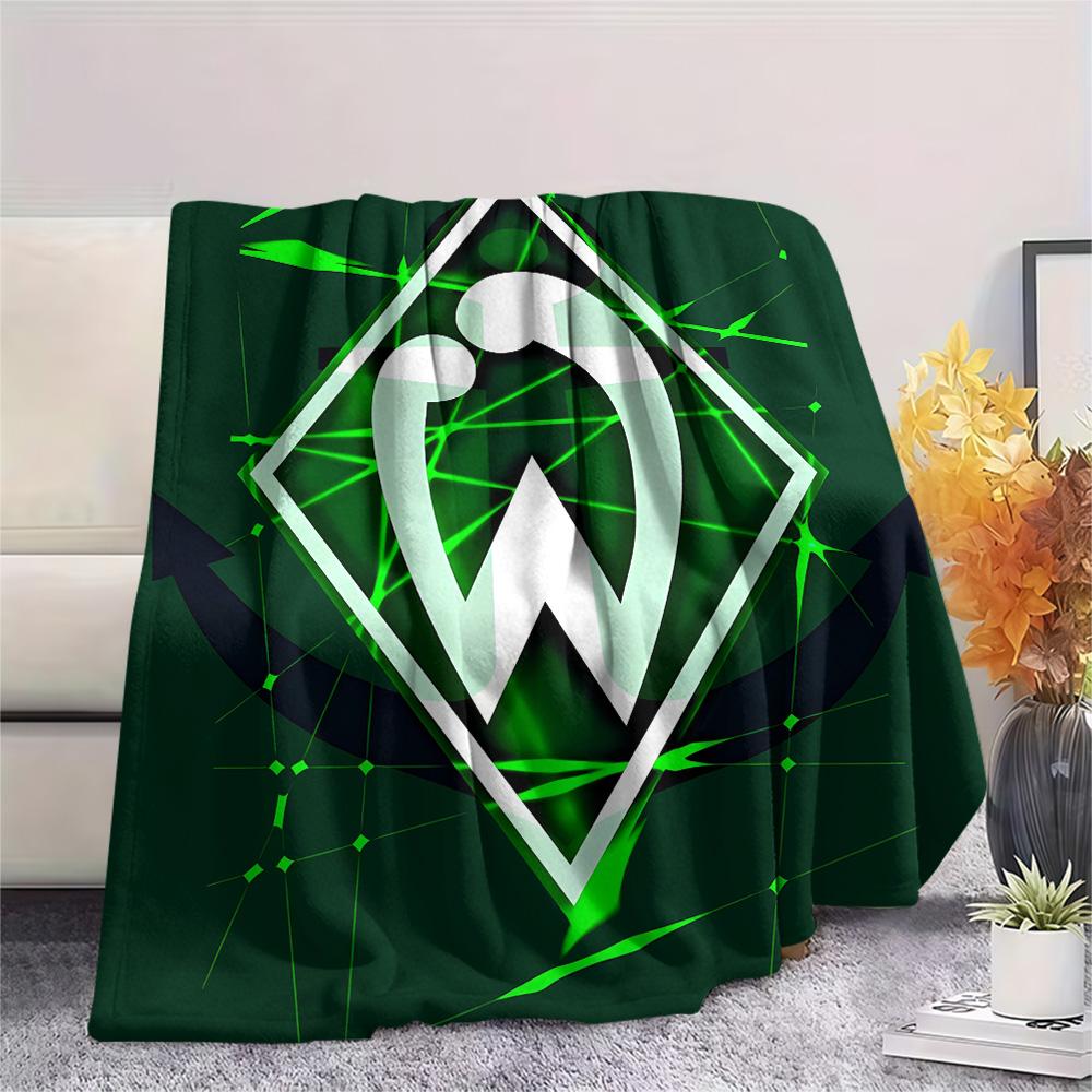 SV Werder Bremen Print Flannel Blanket, High quality Comfortable for All Seasons, Home Decor, Warmth and Comfort, Perfect for Christmas Gifts 80cm x 120cm