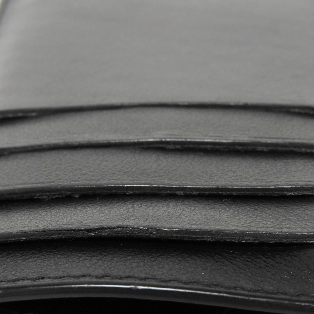 Used 10656 Zip Card Holder 2ESBC250VPD_H03E 7943 Logo Punching Calfskin Card Case Oblique Galaxy Men's from Japan