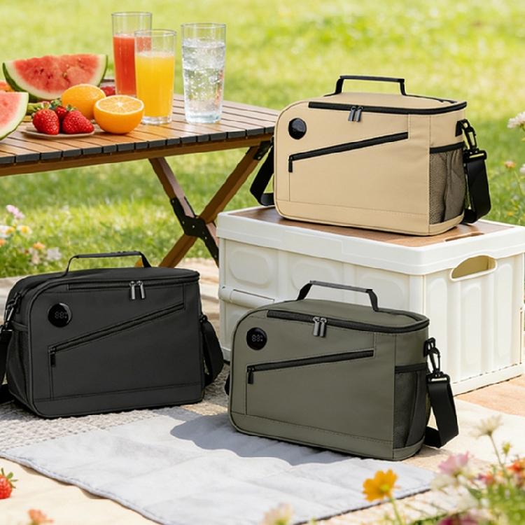 Premium Reflective Insulated Lunch Pack With LCD Panel For Hot Cold Items