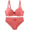 Conjunto de Lencería de una Pieza Sin Costuras de Color Sólido Sexy, Suave, Talla Grande, Amigable con la Piel y Cómodo