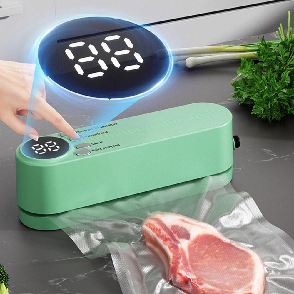 Compact Automatic Vacuum Sealer Handheld Food Sealer Portable Food Bag Sealer  Camping