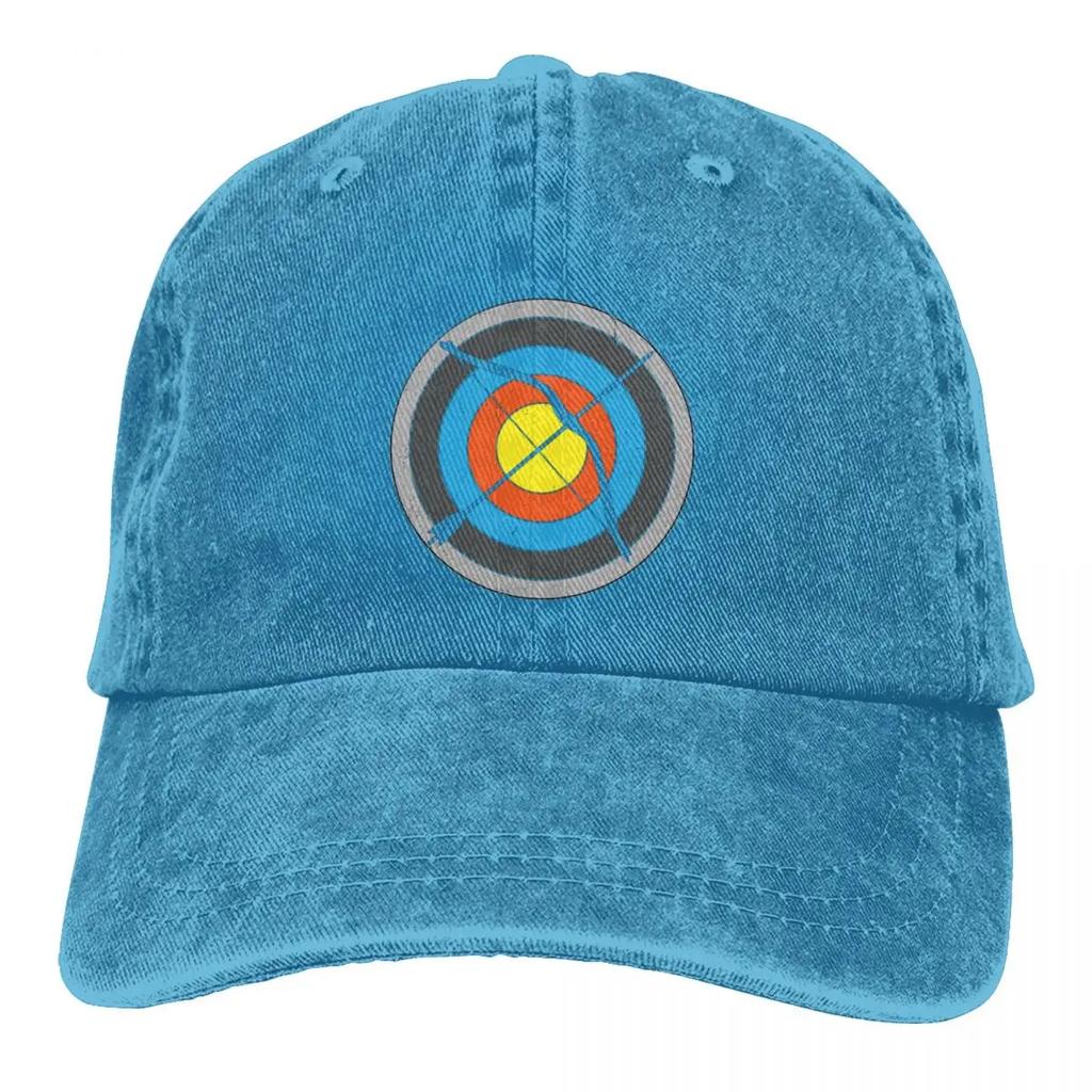 2026 Tiro con l'Arco Arco Freccia Sport Cappellini da Baseball Accessori Cappellino Casual in Denim Usurato Uomo Donna Outdoor Tutte le Stagioni