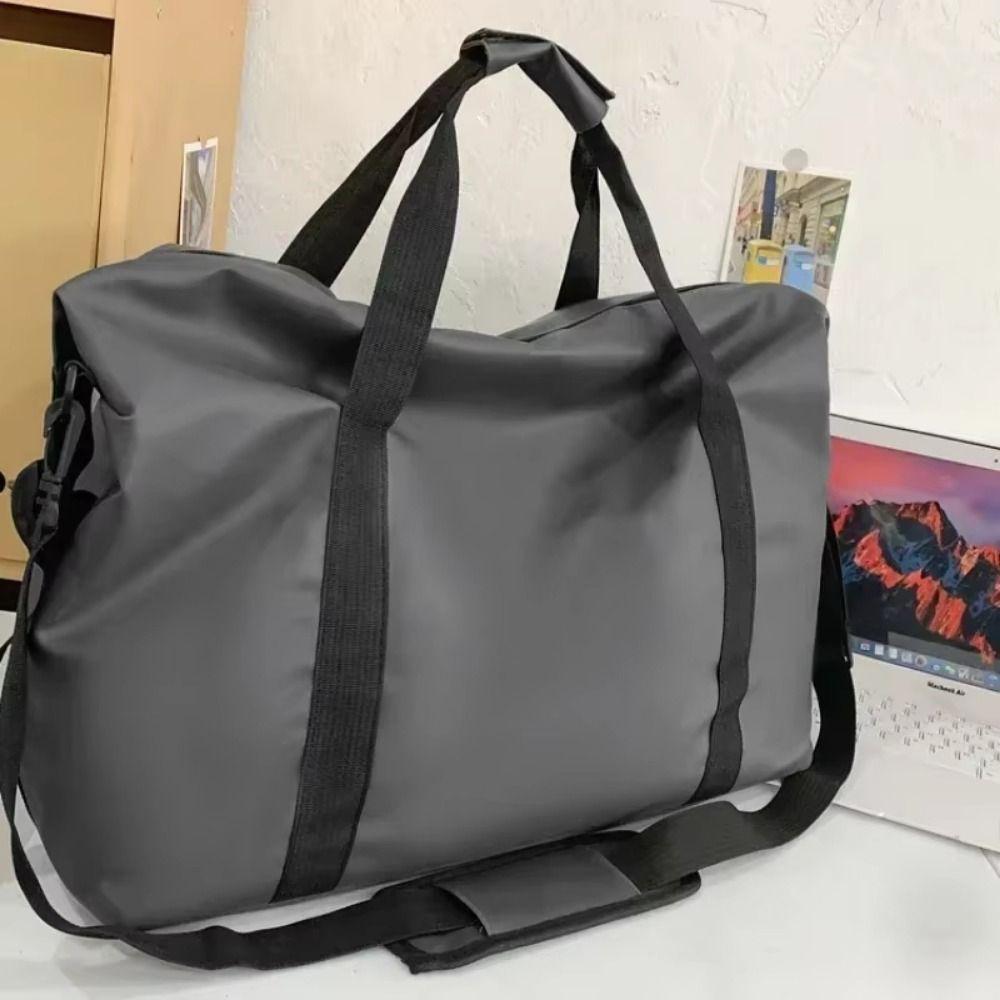 Waterproof Oxford Gym Handbags Zipper Women's Clothing Tote Casual Travel Duffel Bag  Weekend