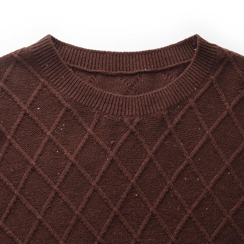 GOELIA Warm Wool Shimmer Pullover Sweater