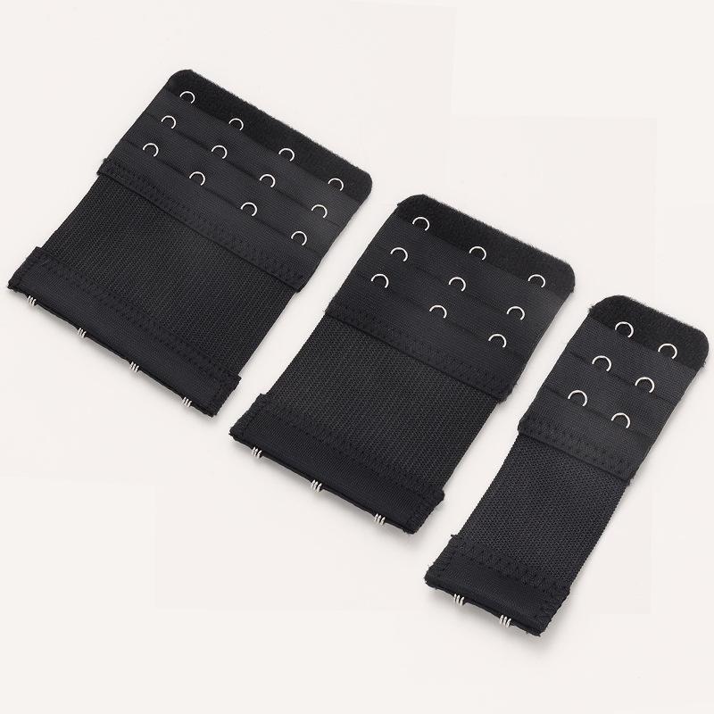 Adjustable Elastic Bra Back Extender with 2, 3, or 4 Hook Options