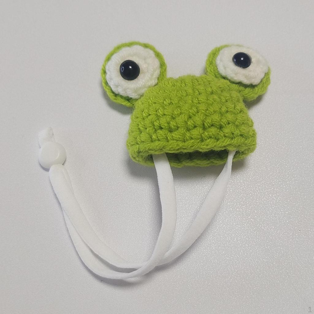 Adjustable Hat for Small Animals, Knitted Headgear Hamsters And Rodents