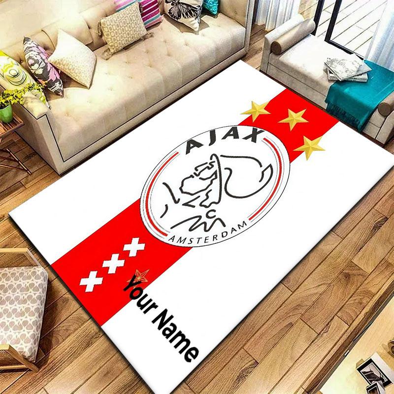 AFC Ajax Custom Name Carpet Rug for Living Room Bedroom Home Sofa Decoration,Kids play Non-slip Floor Mat