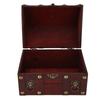 Wooden Vintage Storage Box Antique Decoration Retro Elegant Treasure Chest Storage Box with