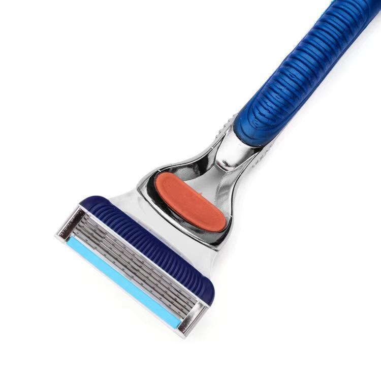 German 5-Layer Manual Razor for Men - Premium Beard Blade and Holder.