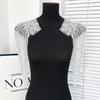 Solid Color Beads Fringed Shoulder Clothing Accessories Retro Gorgeous European And American Dresses Wedding Clothing Accessories Shoulder Chain