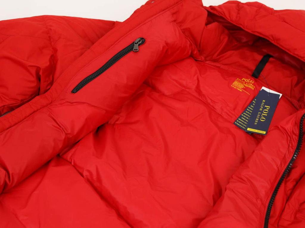 POLO RALPH LAUREN SPECIÁLNÍ EDICE Emblém Pufová Velikost Červená Pánská Bunda/Parka 0101773, M, [Použitá]