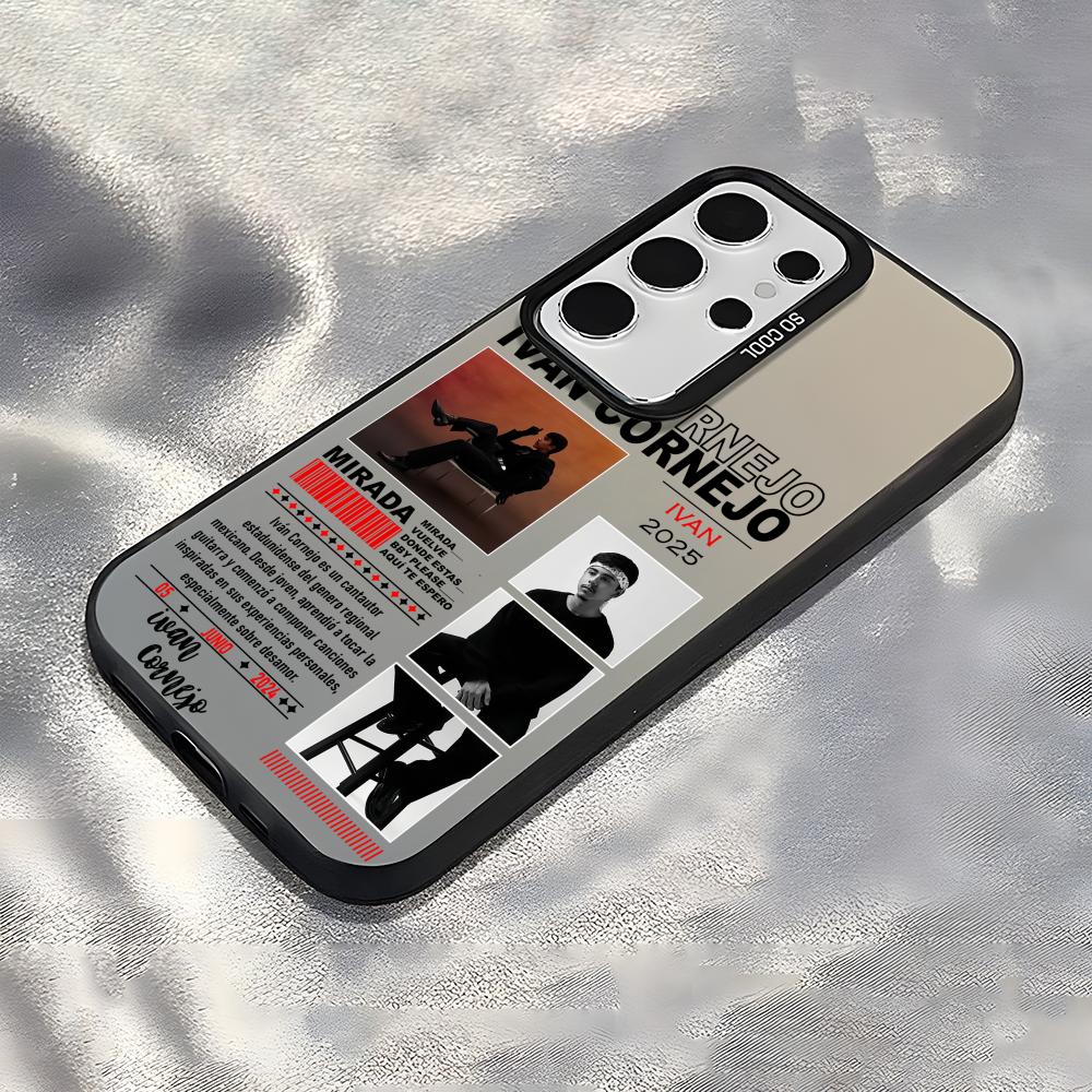 I-Ivan Cornejo Singer Phone Case For Samsung Galaxy S25 Edge S24 S23 S22 S21 S20 Ultra Funda Silicone Silver Cover
