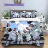 Copenhagen Football Club Pattern Bedding Home Decoration Birthday Gift (1 * duvet cover + 2 * pillowcase, without core)
