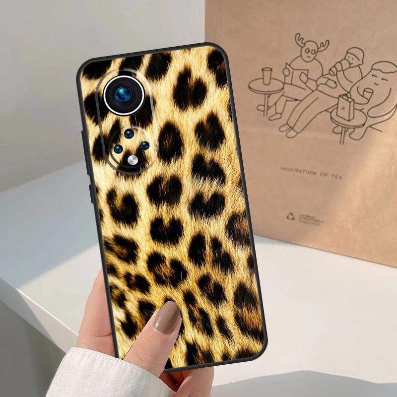 Leopard Pattern Animal Colorful For Honor Magic 8 5 6 7 Pro Case For Honor 400 200 Lite 50 70 90 X8c X8b X9a X9b X9c X9d Win