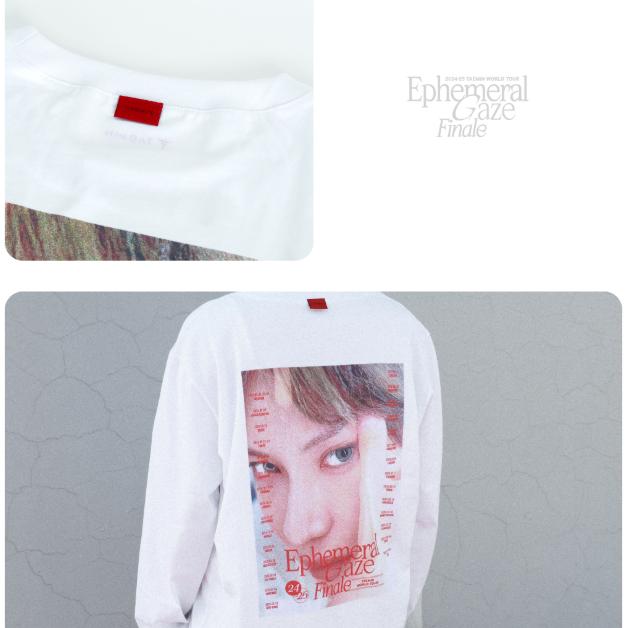 テミン Ephemeral Gaze Finale ロングTシャツ 2024~25 TAEMIN World Tour Ephemeral Gaze Finale Long Sleeve