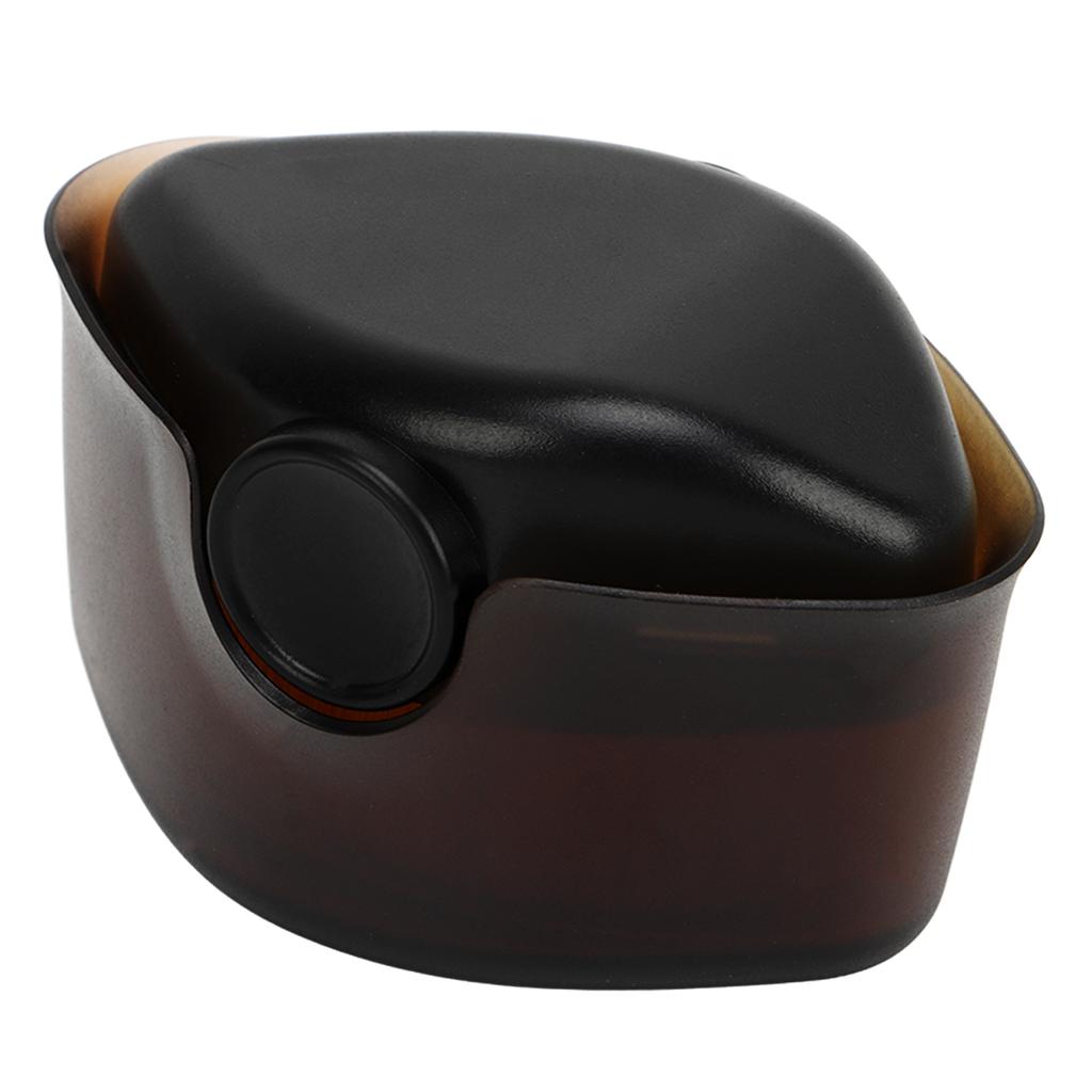 Nail Dust Brush Portable Soft Dust Powder Removing Cleaning Brush for Makeup Manicure Black