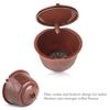Stainless Steel Coffee Pod, Coffee Pod Stainless Steel with Brush for Coffee Machines