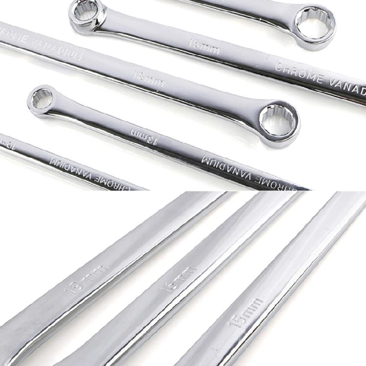 5 Pcs Ratcheting Wrench Metric Spanner Set for Extra Long Double Box End Wrench
