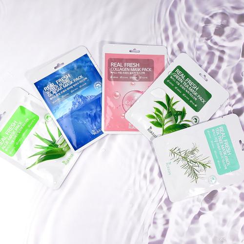 Rockies Real Fresh Mask Pack Mixed 5 Types 1 Set