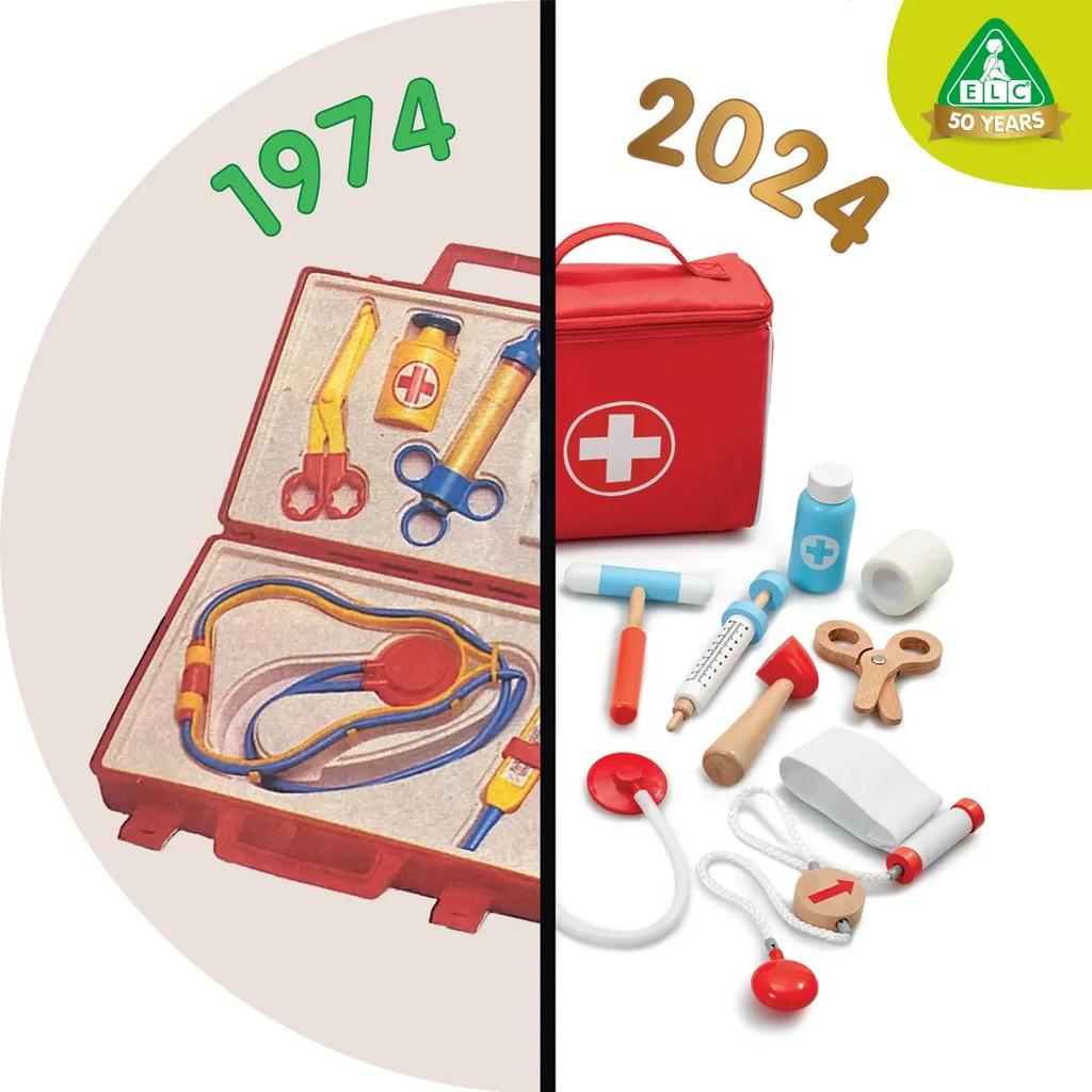 Early Learning Centre Early Learning Centre Wooden Pretend Play Doctor Hospital Set 200210 Authentic