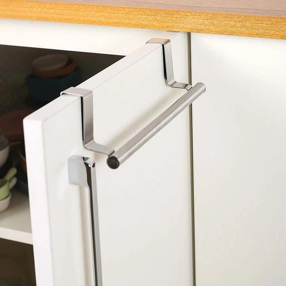 No Drilling Towel Rack Self-adhesive Towel Hanger Durable Towel Holder  Kitchen Storage Rack