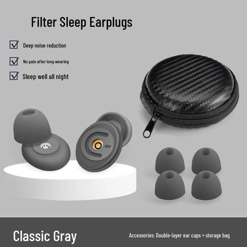 Cross-Border Noise Reduction Earplugs: Soundproof, Anti-Interference for Sleeping and Reading, 50dB Super Silent Protection