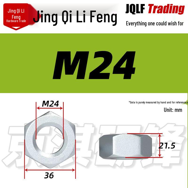 High-Strength Hot-Dip Galvanized Grade 8.8 Hex Nut for Photovoltaic, GB6170