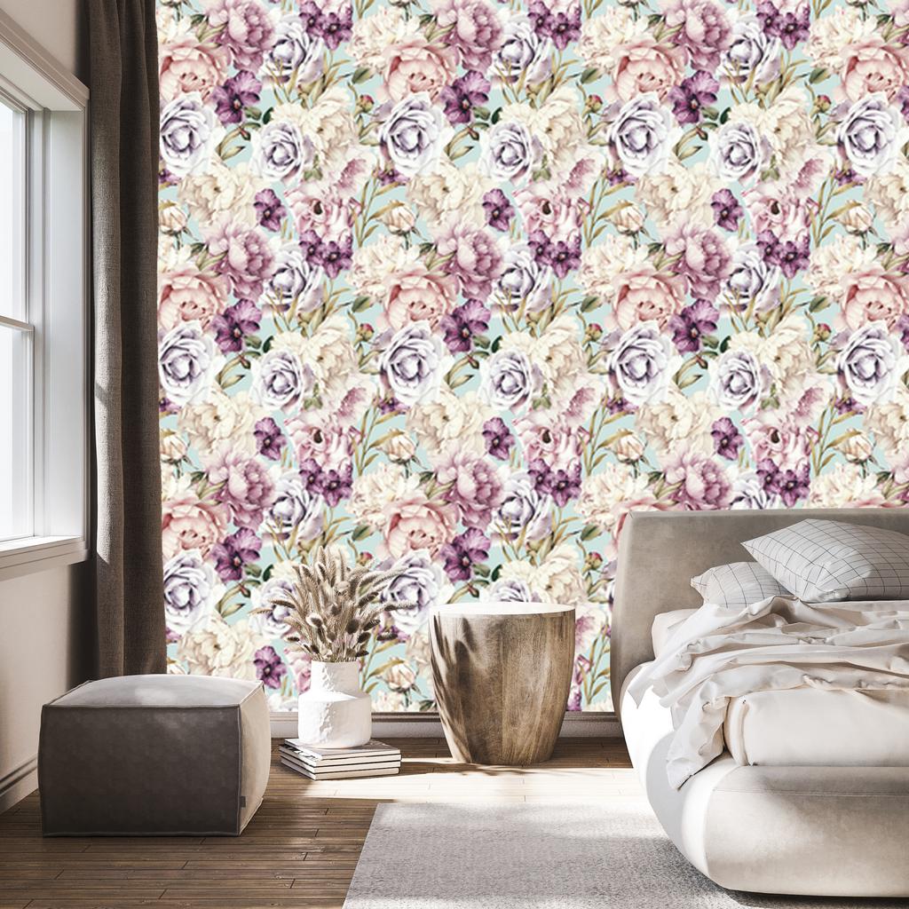Roses Wallpaper for Living Room and Bedroom 50x1000