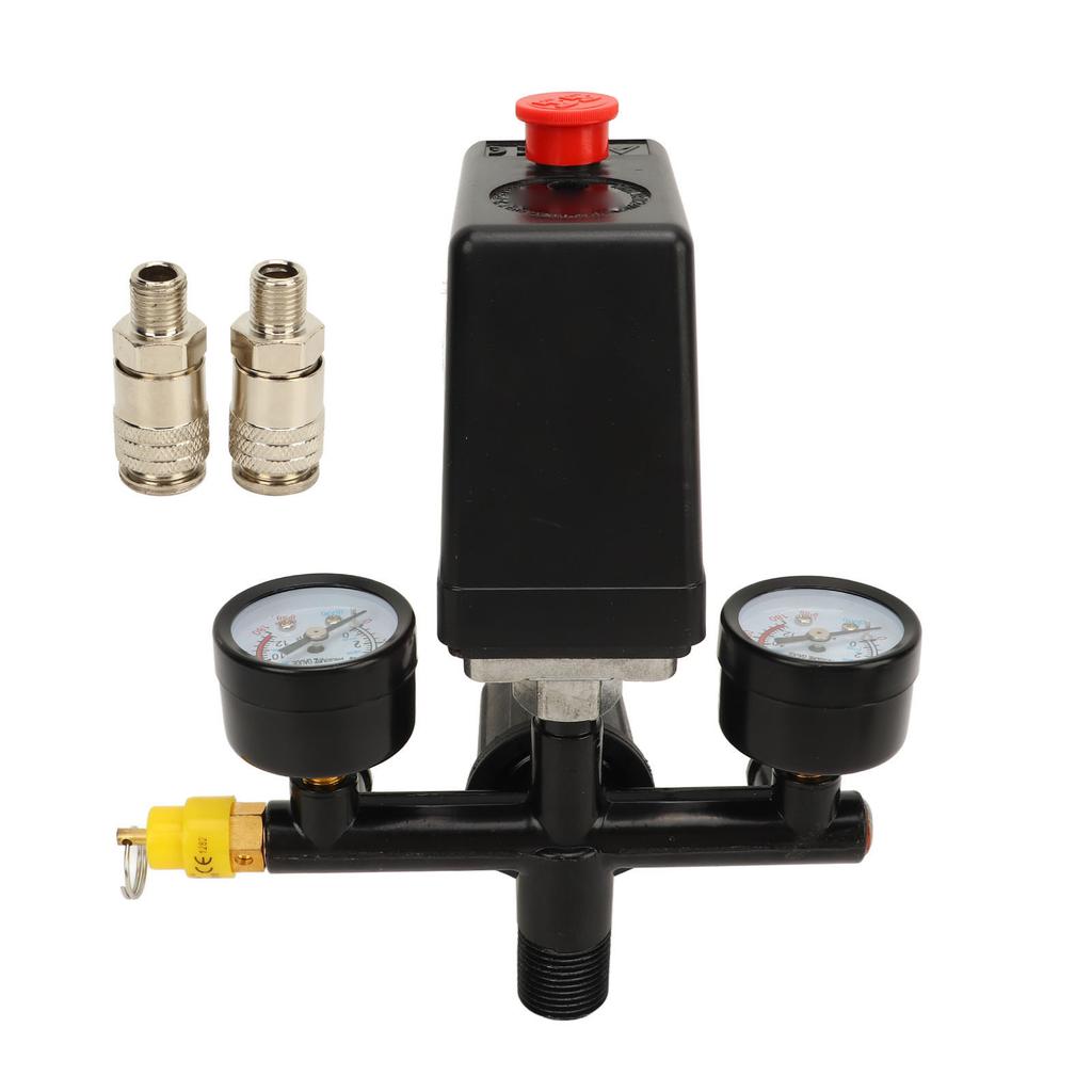 Air Compressor Pressure Switch Kit Air Compressor Pressure Switch Control Valve with German Style Quick Coupling