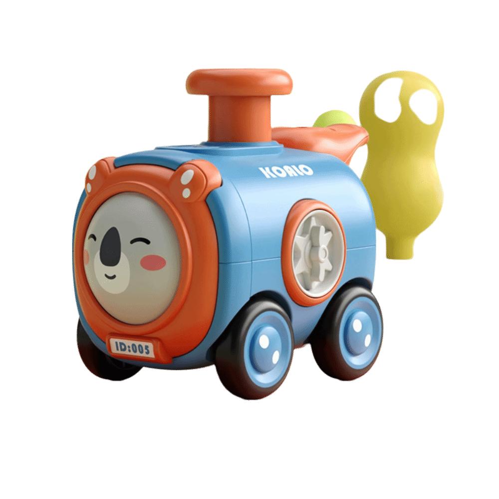 Cartoon Design Friction Car Toy Animal Model Animal Car Toy Cartoon Car Toy  For Toddler синий