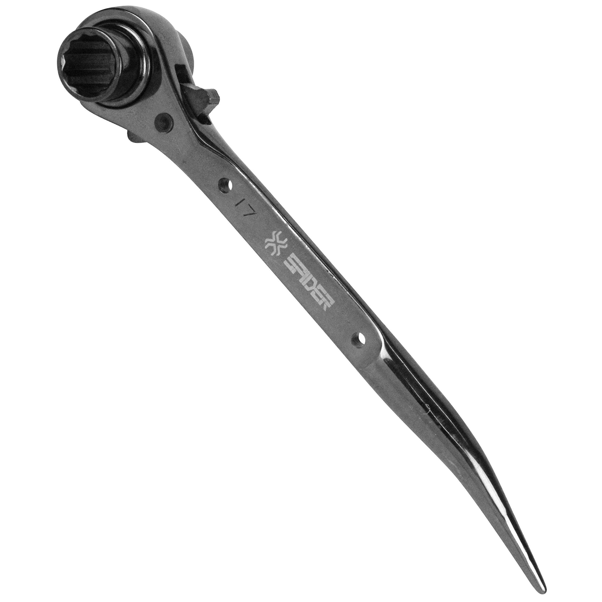SK11 SPIDER Ratchet Wrench 17 x 19mm Short Type Double-Ended SPD-R1719S