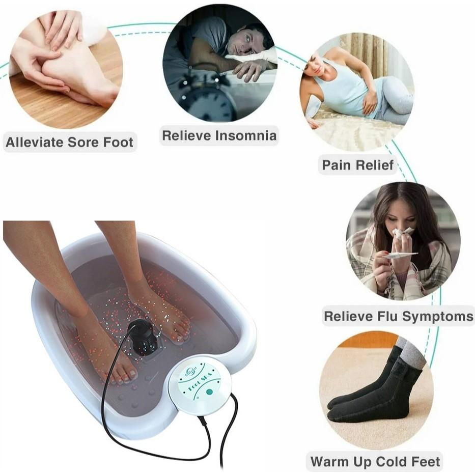 Personal Ionic Cleanse Machine Basin Bath Array Health Care Detox Foot Spa Set Household Foot Detox Machine