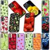 Cover for Apple iPhone 13 12 Mini XS 11 Pro Max 7 8 Plus + XR SE 2022 2020 SE3 Coque Phone Case Cherry Strawberry Fruit Summer