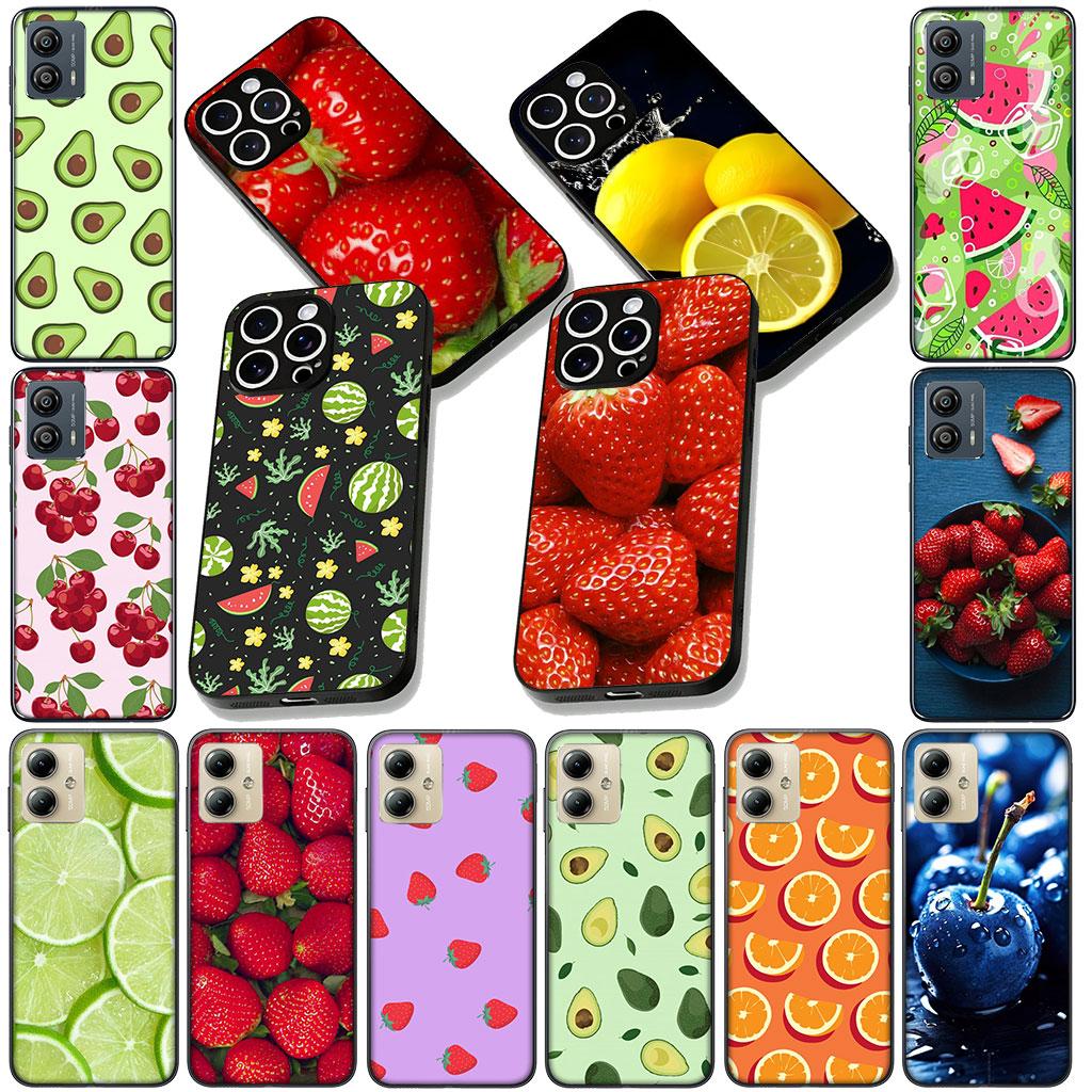 Soft Cover for OPPO A38 A18 A17 A40 A60 A80 A16 A78 A79 A54 A55 A57 4G 5G Coque Phone Case Cherry Strawberry Fruit Summer