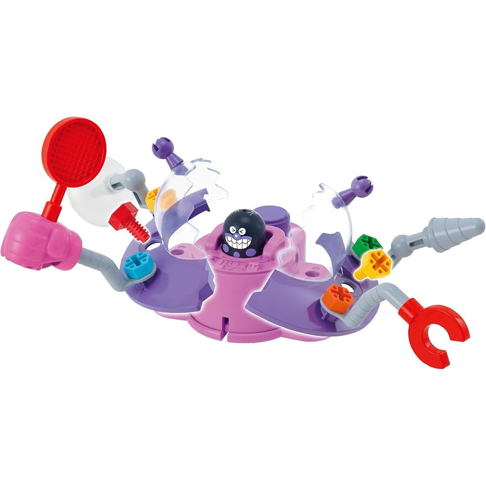 

SEGA FAVE Anpanman DIY Assemble Toy Set with Twisting Bacteria UFO Action Figure