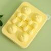 Bear-Shaped Ice Cube Tray Easy-Release Silicone Ice Mold for Freezer Cute Animal Ice Maker for Cocktails Coffee Summer Kitchen Tool